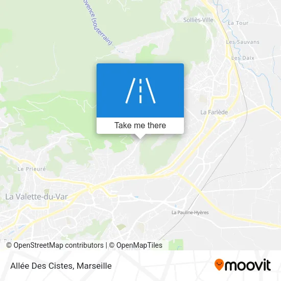 Allée Des Cistes map
