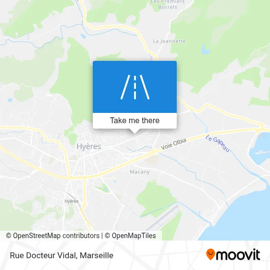 Rue Docteur Vidal map