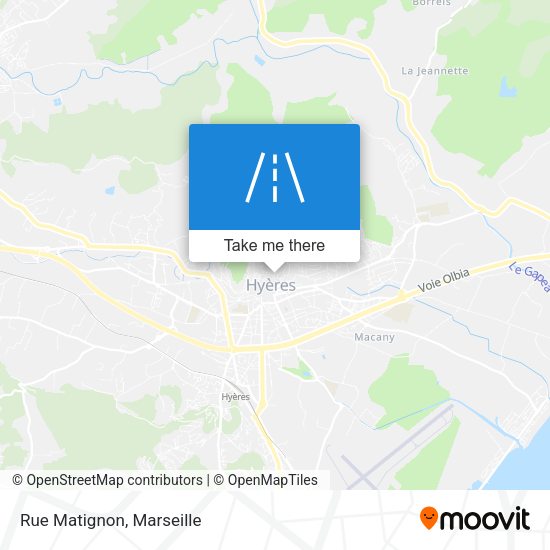 Rue Matignon map