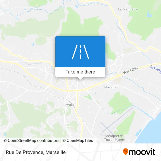 Rue De Provence map
