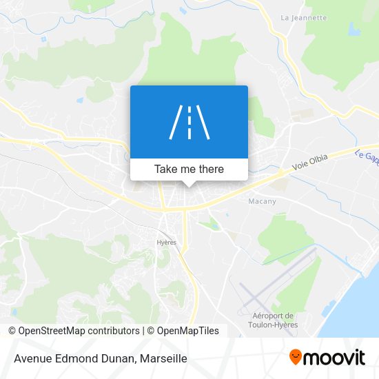 Avenue Edmond Dunan map