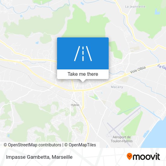 Impasse Gambetta map