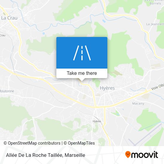 Allée De La Roche Taillée map