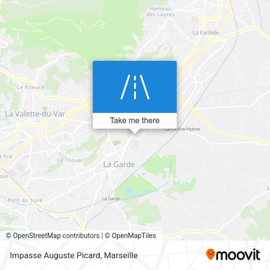 Impasse Auguste Picard map