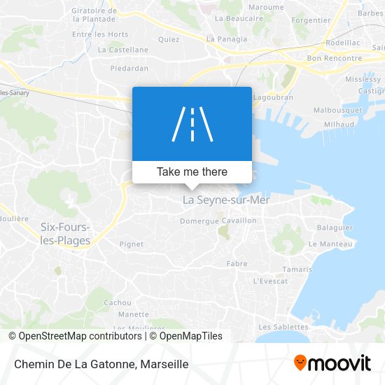 Chemin De La Gatonne map