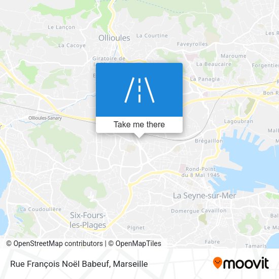 Rue François Noël Babeuf map