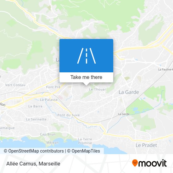 Allée Camus map
