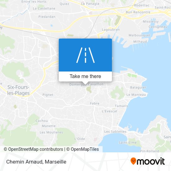 Chemin Arnaud map