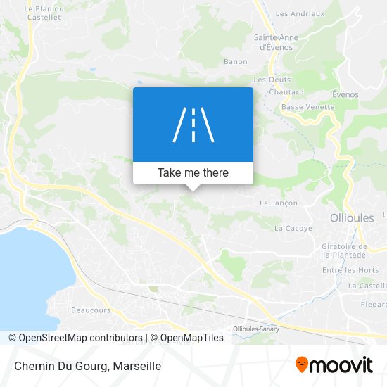 Chemin Du Gourg map