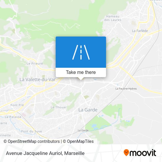 Avenue Jacqueline Auriol map
