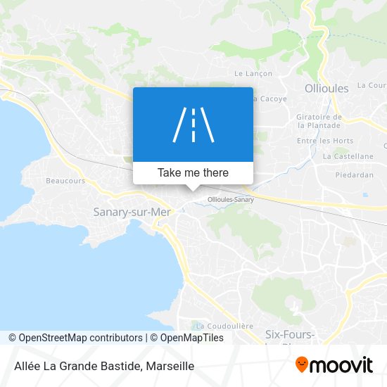 Allée La Grande Bastide map