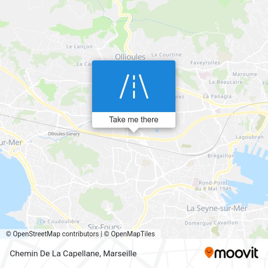 Chemin De La Capellane map