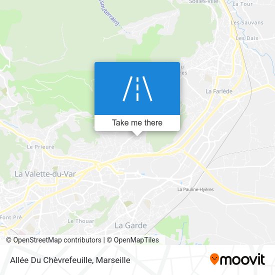 Allée Du Chèvrefeuille map