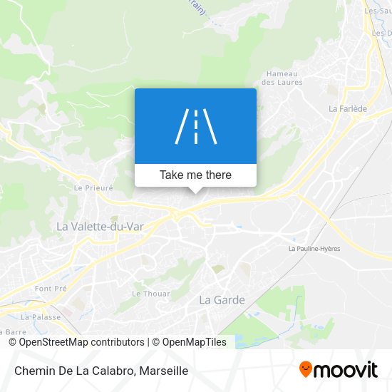 Chemin De La Calabro map