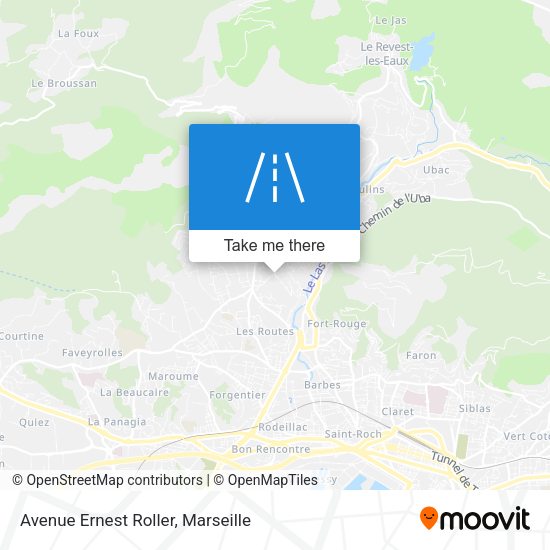 Avenue Ernest Roller map