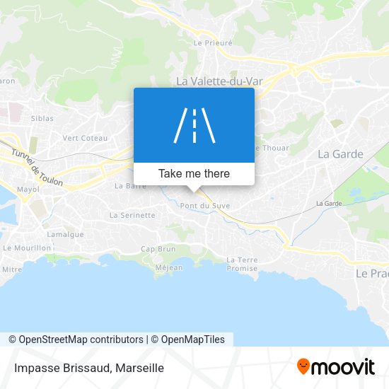 Impasse Brissaud map