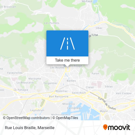 Rue Louis Braille map