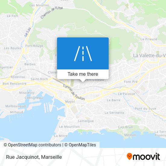 Rue Jacquinot map