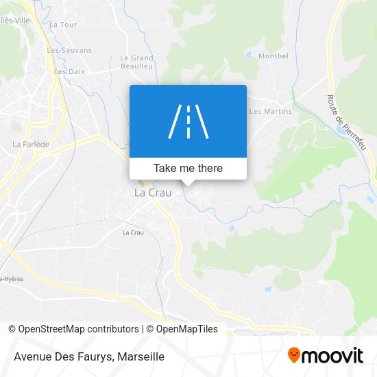 Avenue Des Faurys map