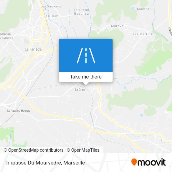 Impasse Du Mourvèdre map