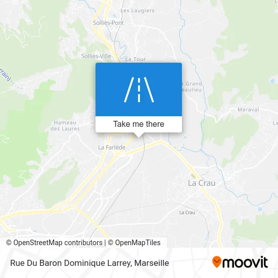 Rue Du Baron Dominique Larrey map