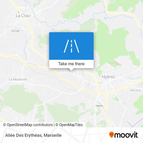 Allée Des Erythéas map