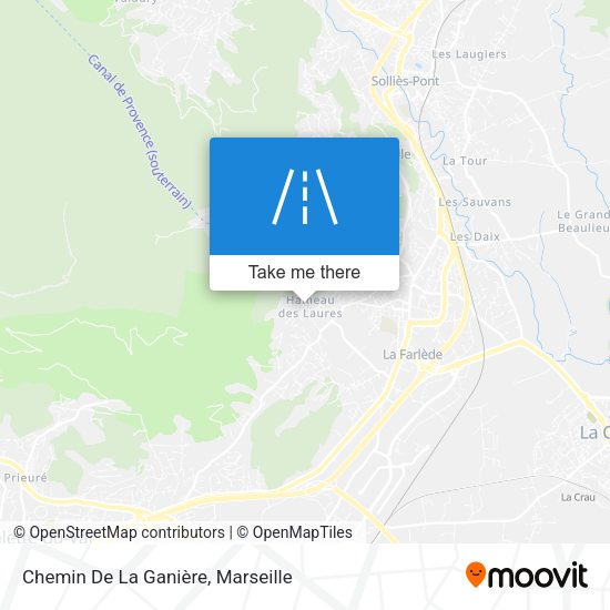 Chemin De La Ganière map