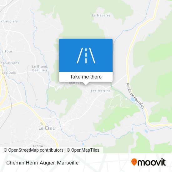 Chemin Henri Augier map