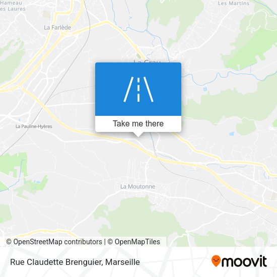 Rue Claudette Brenguier map