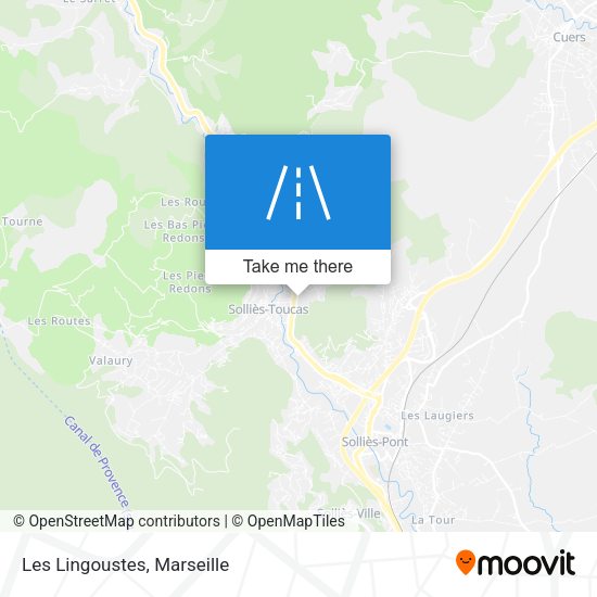 Les Lingoustes map