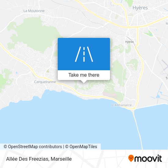 Allée Des Freezias map