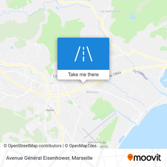 Avenue Général Eisenhower map
