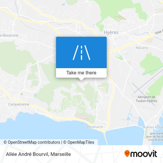 Allée André Bourvil map