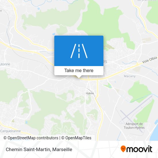 Chemin Saint-Martin map