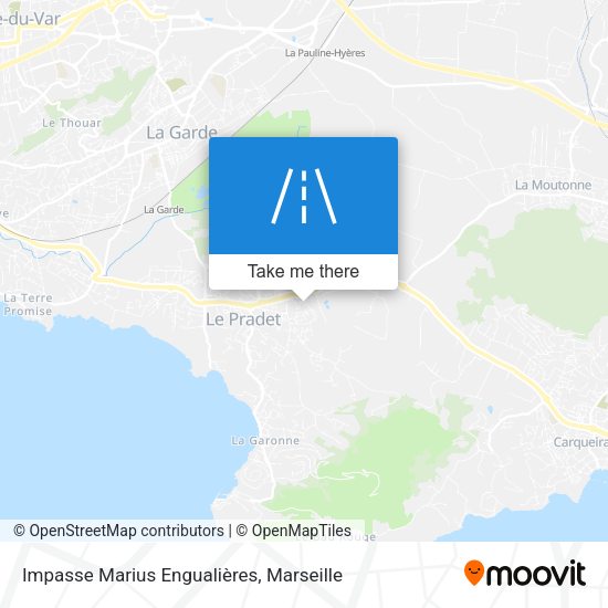 Impasse Marius Engualières map