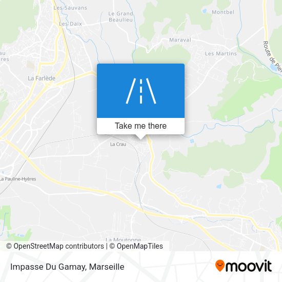 Impasse Du Gamay map