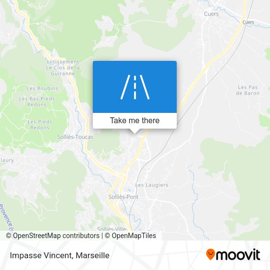 Impasse Vincent map