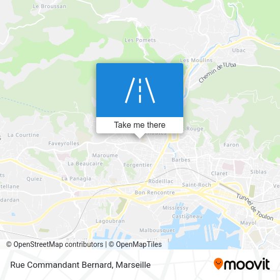 Rue Commandant Bernard map