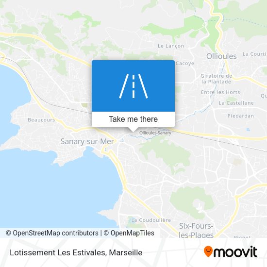 Lotissement Les Estivales map
