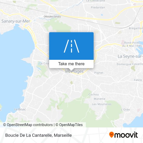 Boucle De La Cantarelle map