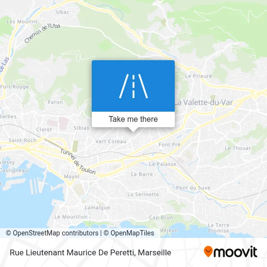 Rue Lieutenant Maurice De Peretti map