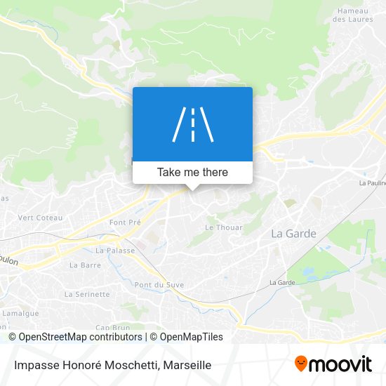 Impasse Honoré Moschetti map