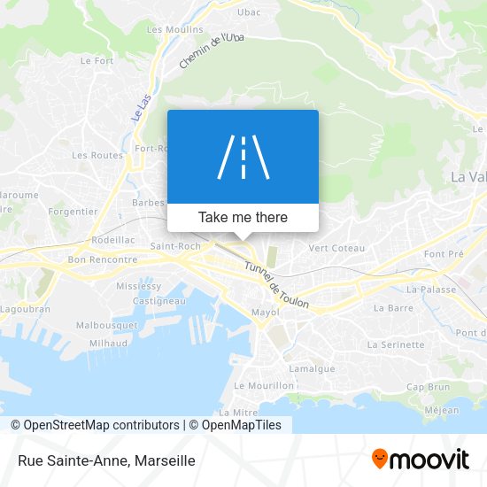 Rue Sainte-Anne map