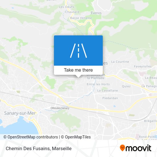 Chemin Des Fusains map