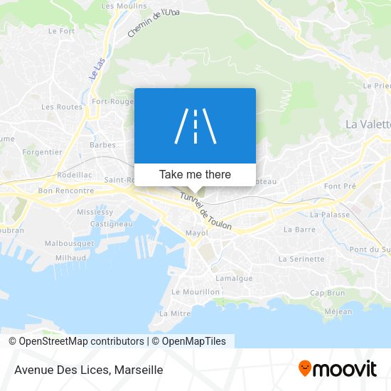 Avenue Des Lices map