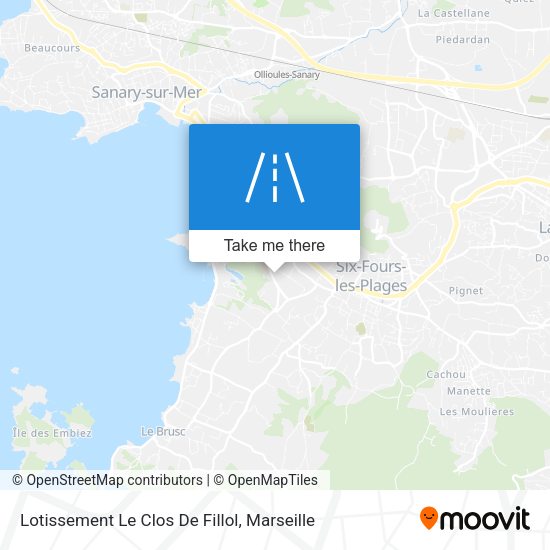 Lotissement Le Clos De Fillol map