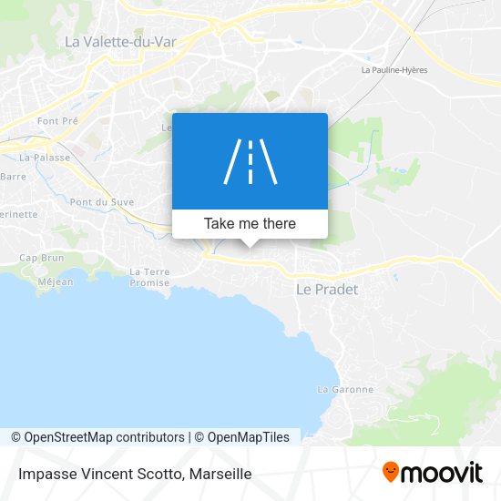 Impasse Vincent Scotto map
