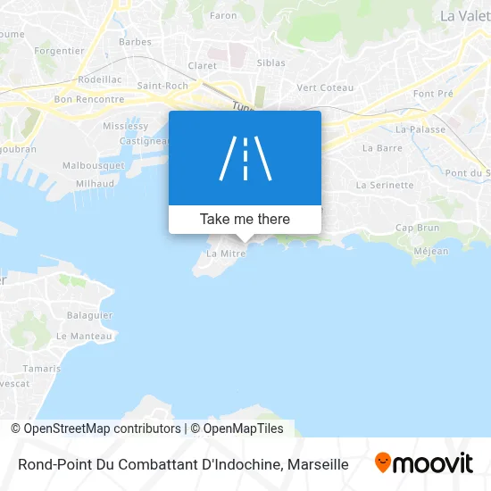 Rond-Point Du Combattant D'Indochine map