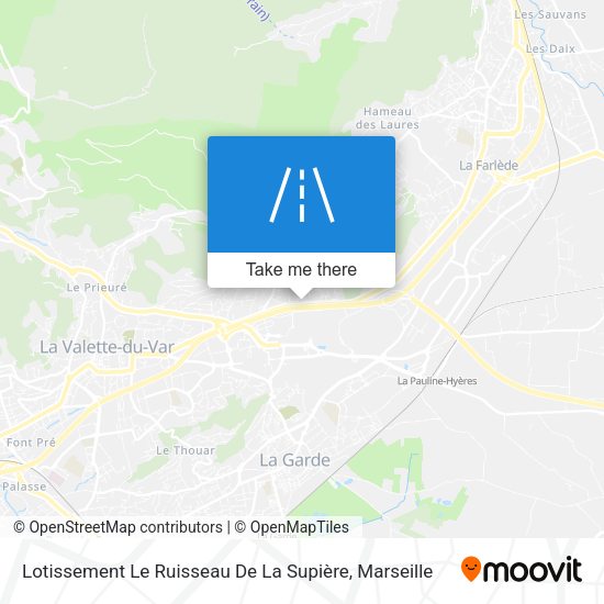 Lotissement Le Ruisseau De La Supière map