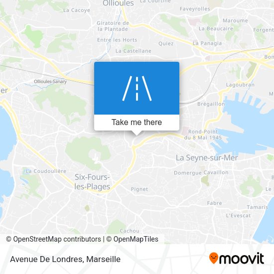 Avenue De Londres map